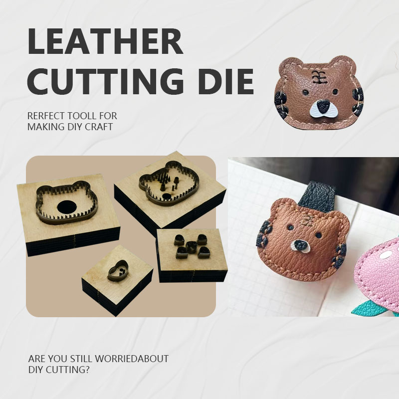 Leatherwork Templates - Set di quattro stampi in pelle