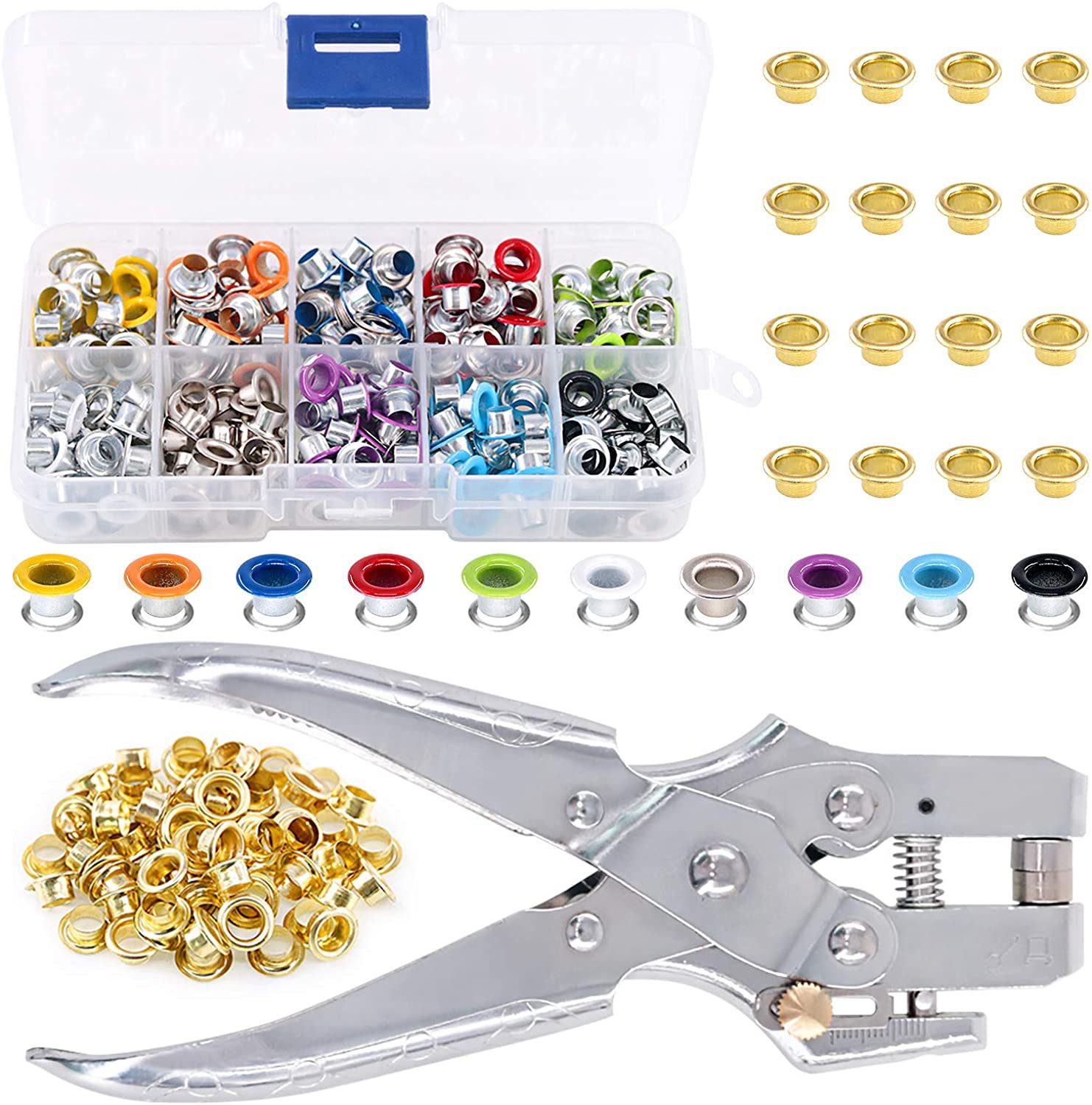 Leatherwork Eyelets - 300/500 set di occhielli in metallo