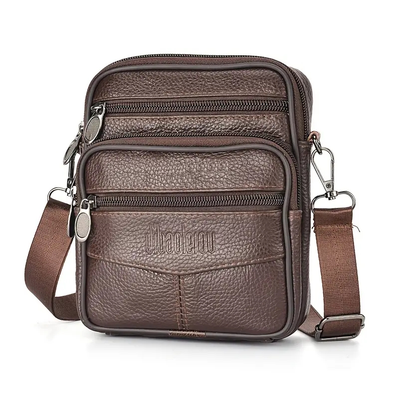Leather Work Bag Mens - Nuova borsa a tracolla da uomo