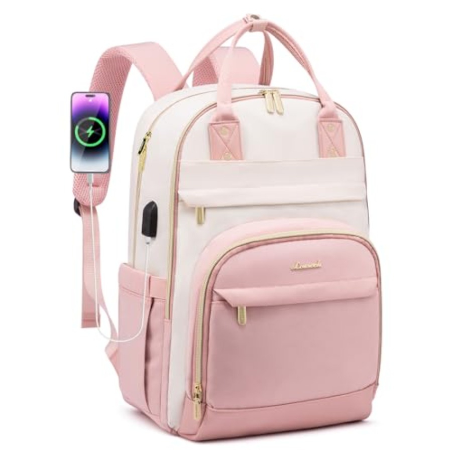 Leather Work Womens Backpack - Zaino da donna, Zaino per laptop