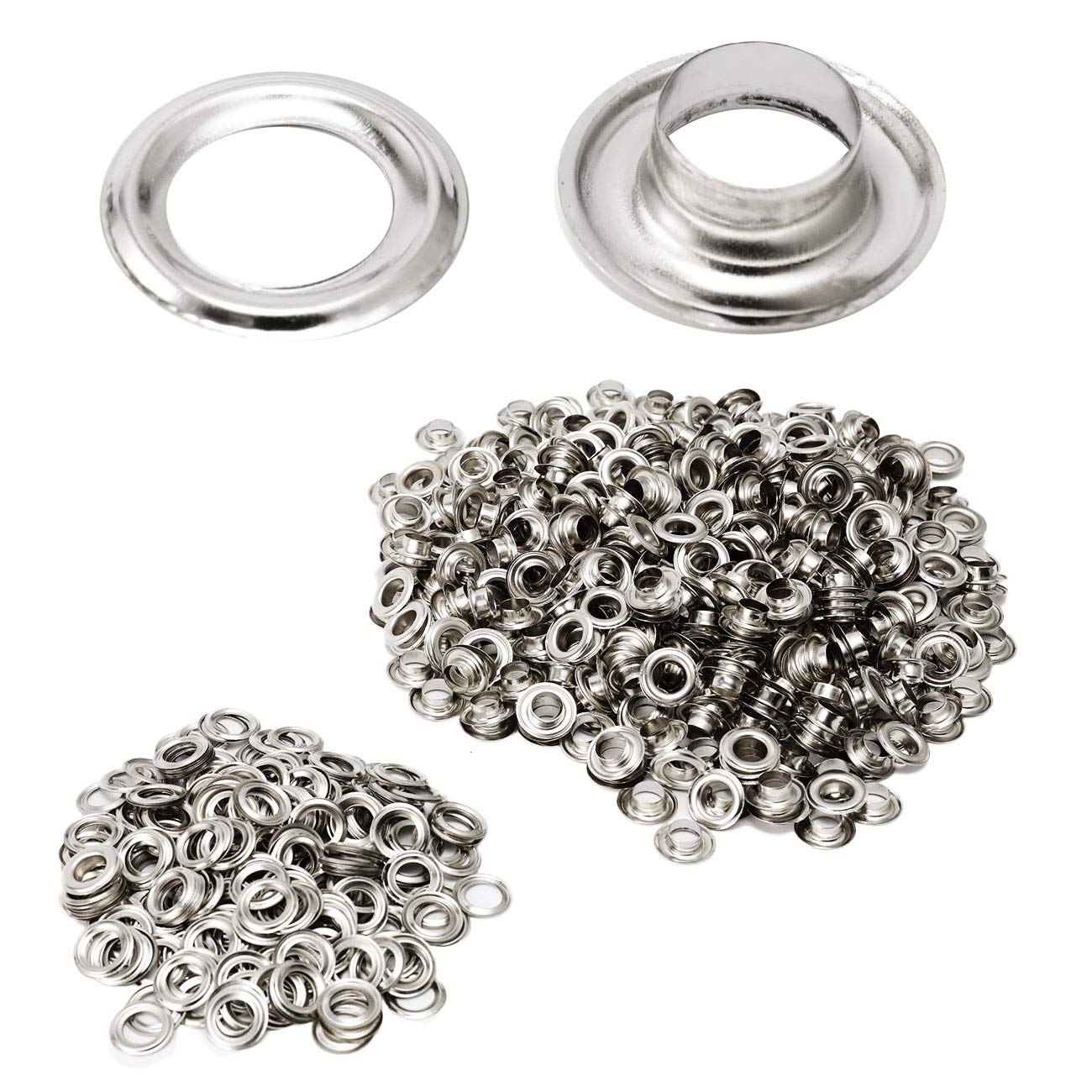 Leatherwork Eyelets - 1000pcs Kit passacavo occhielli in metallo