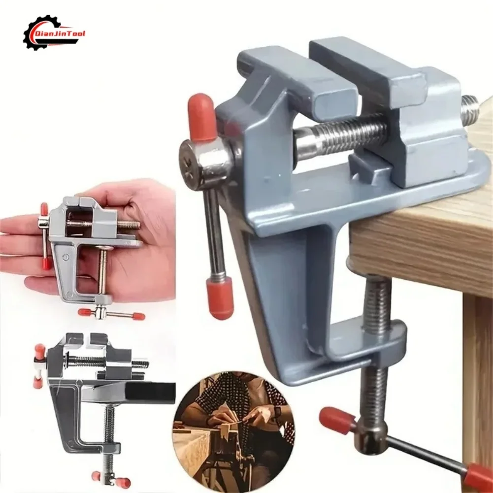 Leatherwork Hobby - Mini Morsa da Tavolo in Alluminio,