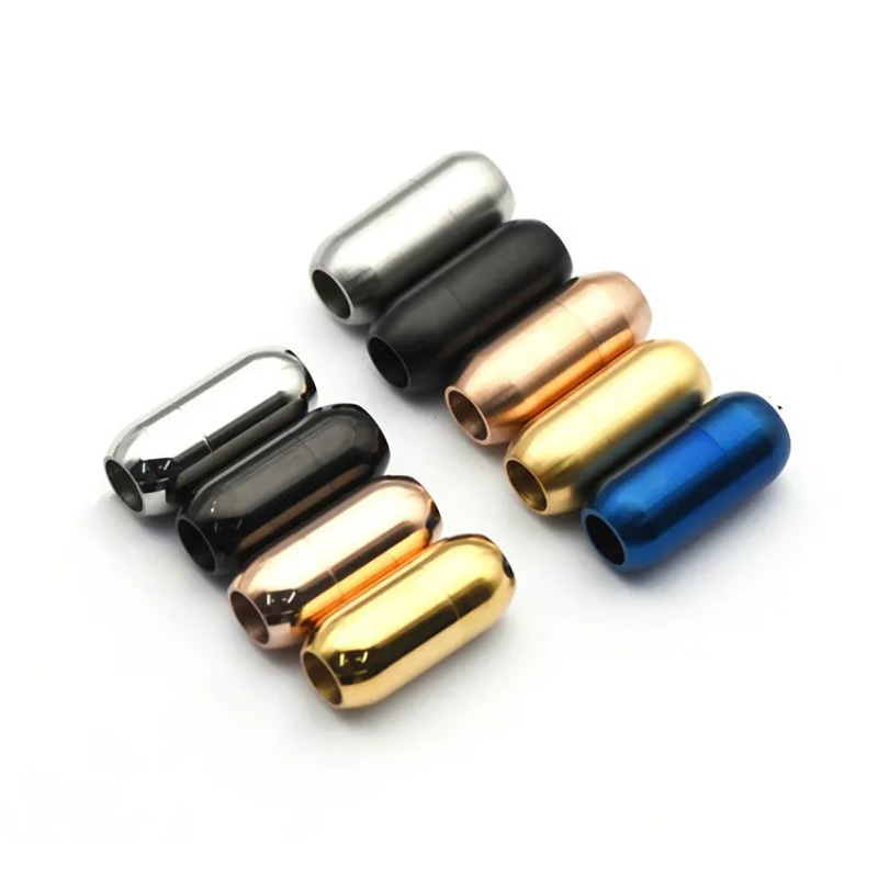 Leatherwork Diy - 5 Pz/lotto Chiusure Magnetiche In Acciaio