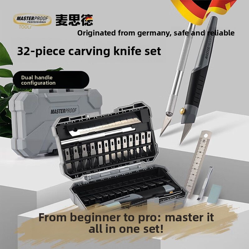 Leatherwork Hobby - Set di 23/32 coltelli Exacto, set