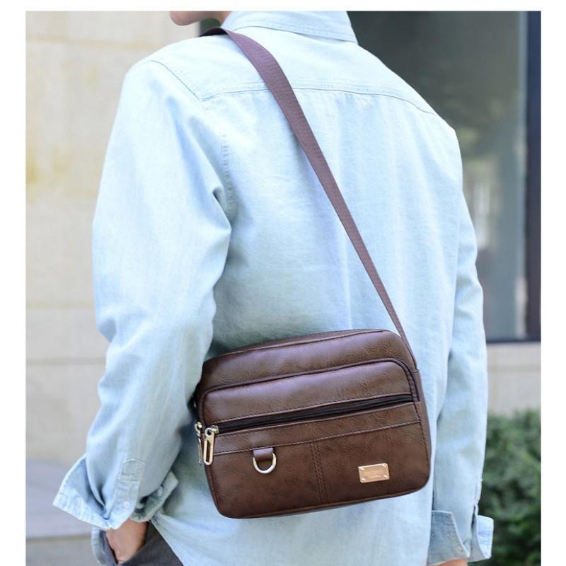 Borsa a tracolla da uomo in pe - Leather Work Bag Mens recensione e prezzo