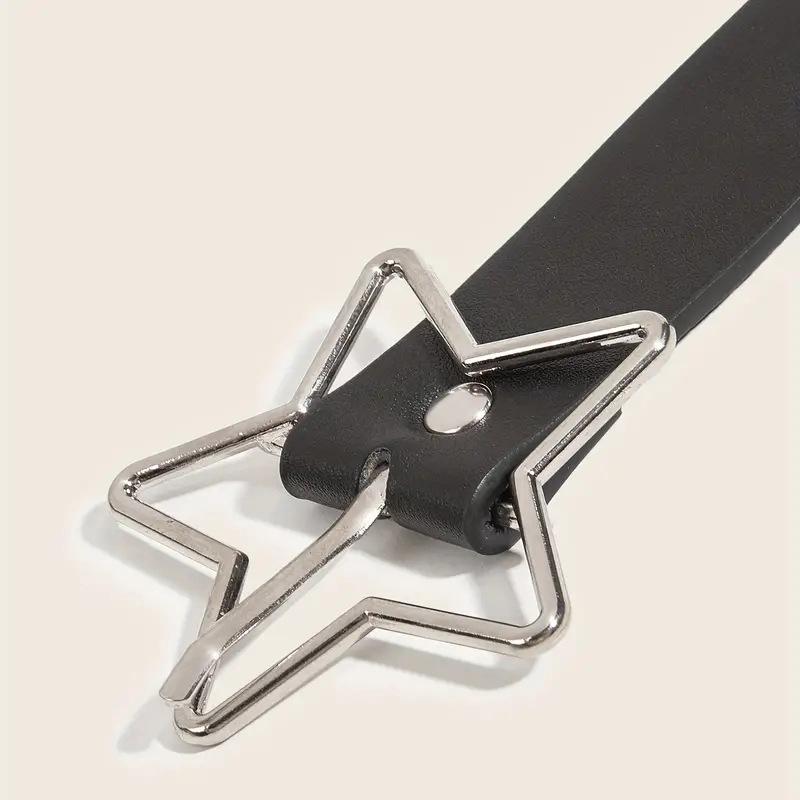 Cintura Y2K Punk Star con occh - Leatherwork Eyelets recensione e prezzo