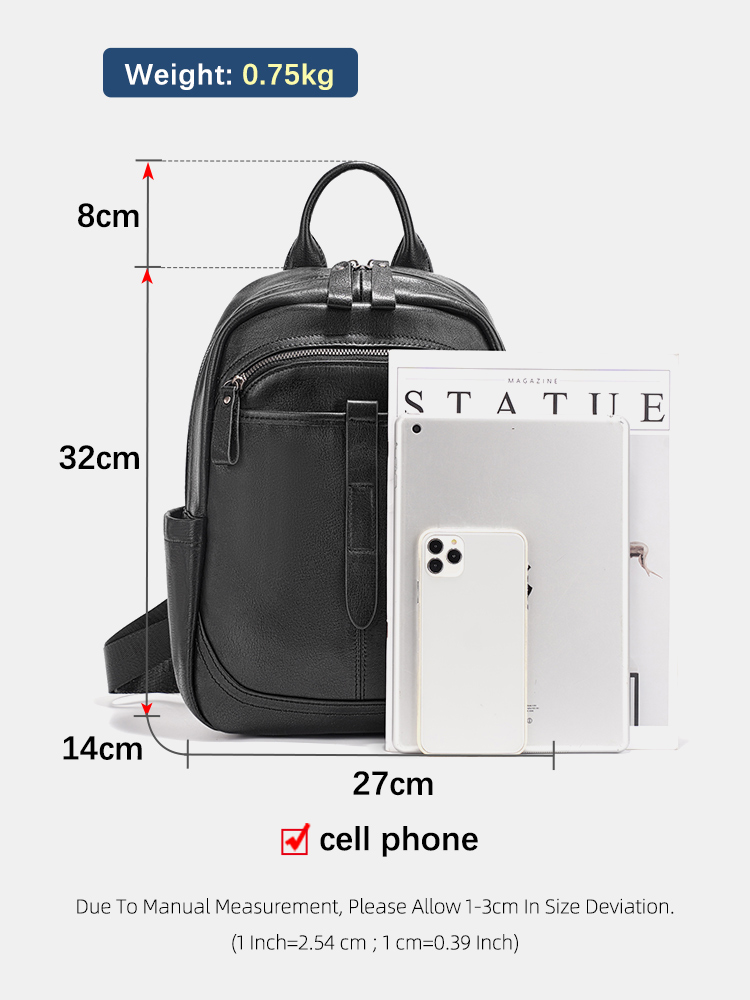Zency Zaino da donna in vera p - Leather Work Womens Backpack recensione e prezzo