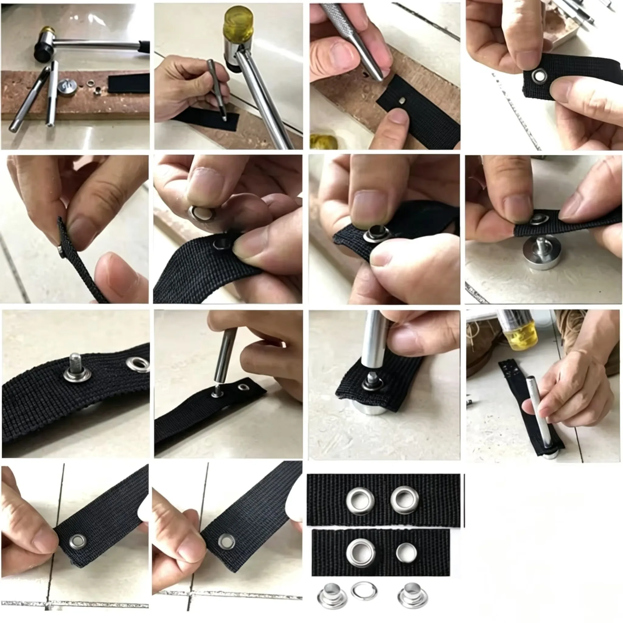 100 Set di Occhielli in Metall - Leatherwork Eyelets recensione e prezzo