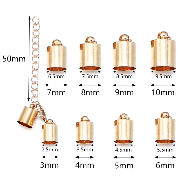 10 set di tappi terminali in c - Leatherwork Diy recensione e prezzo