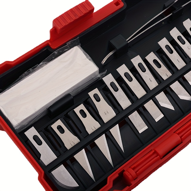 Set di coltelli Exacto da 29 p - Leatherwork Hobby recensione e prezzo