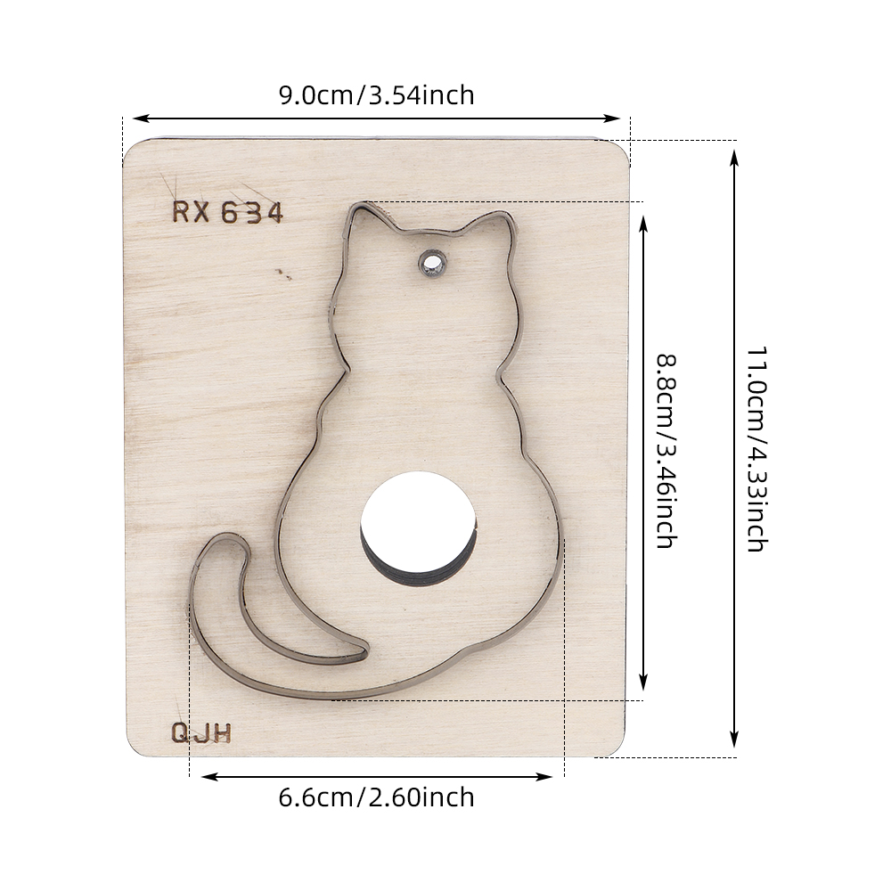 1pz Fustella per stampaggio e  - Leatherwork Templates recensione e prezzo