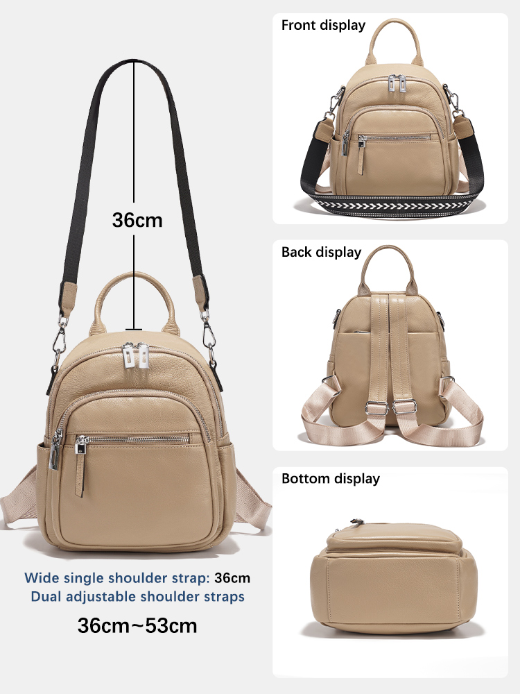 Zency Zaino piccolo in vera pe - Leather Work Womens Backpack recensione e prezzo