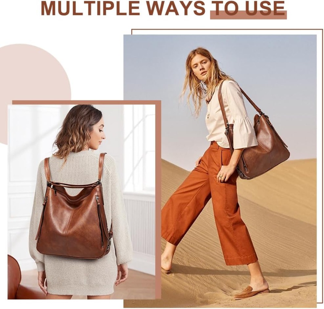 Borsa a Mano di Lusso per Donn - Leather Work Womens Backpack recensione e prezzo