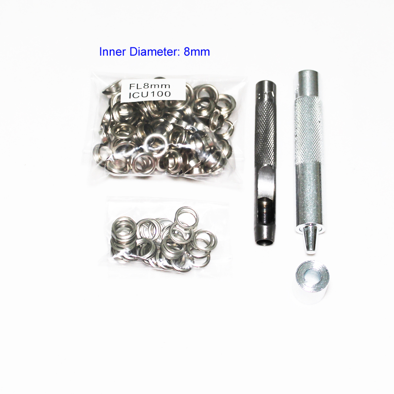 4mm-14mm 100 Set Argento Occhi - Leatherwork Eyelets recensione e prezzo