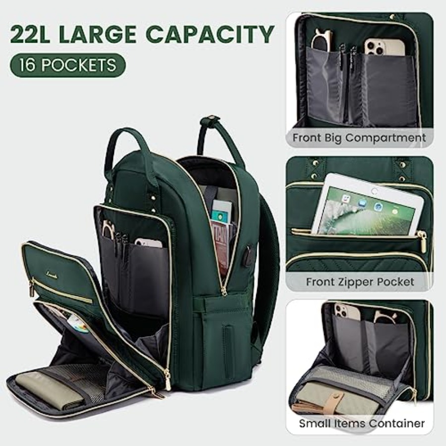 Zaino per Laptop da Donna, Res - Leather Work Womens Backpack recensione e prezzo